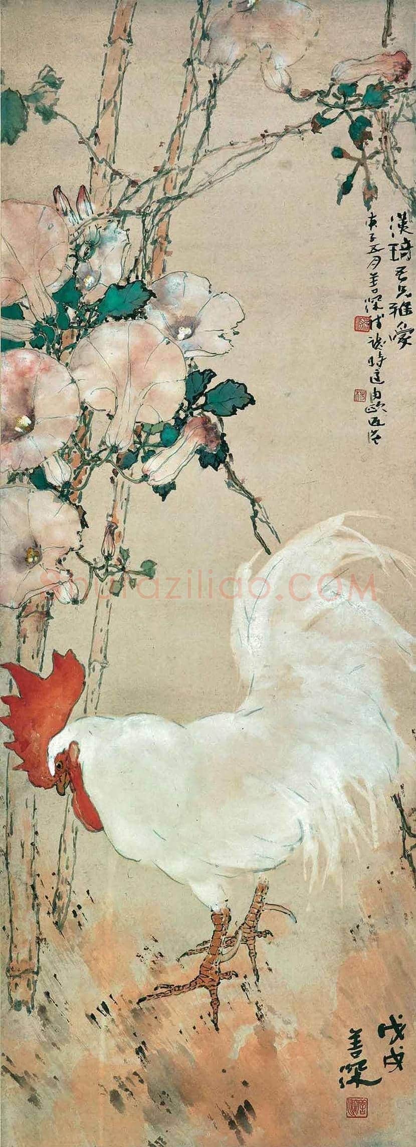 杨善深花鸟画作品欣赏 | 书画讲解