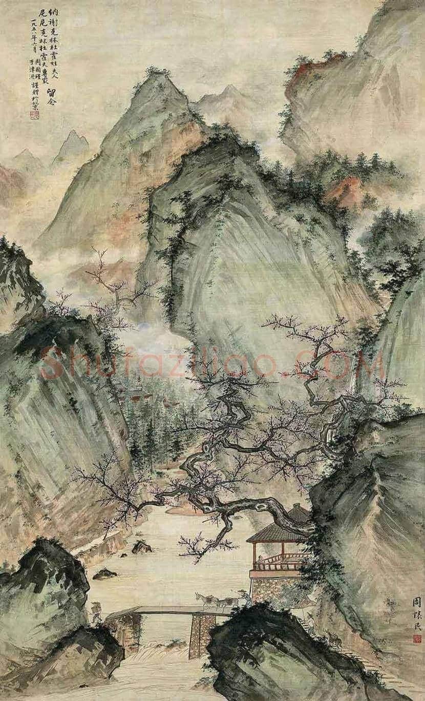 周怀民山水画作品欣赏 | 书画科普