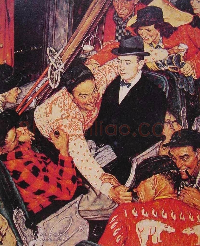 美国插画师|诺曼·洛克威尔作品欣赏 | 书画科普