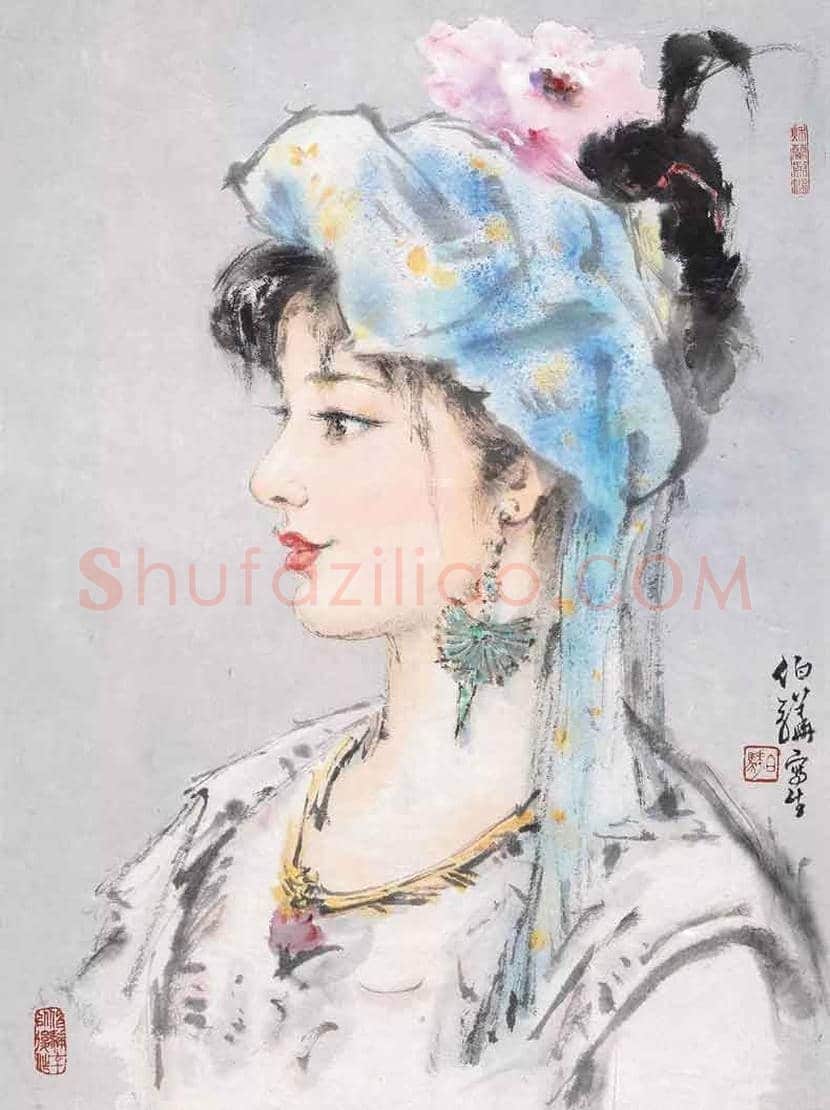 白伯骅笔下的美女 | 书画科普