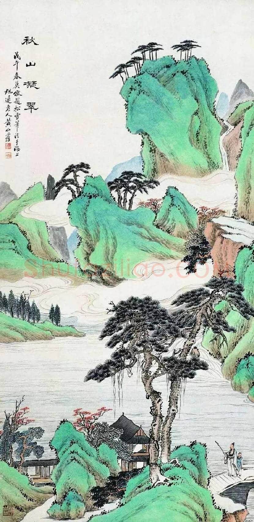 黄山寿山水画作品欣赏 | 书画科普