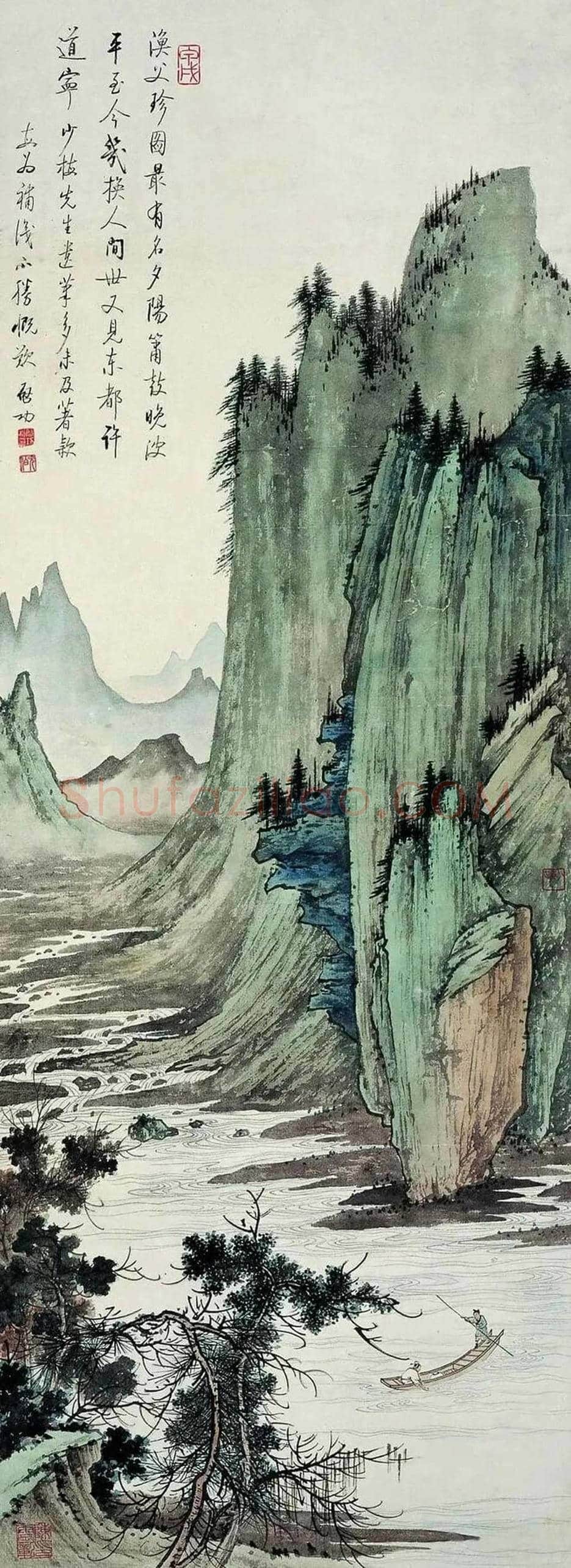 陈少梅先生的笔下四季，美到心醉！ | 书画知识
