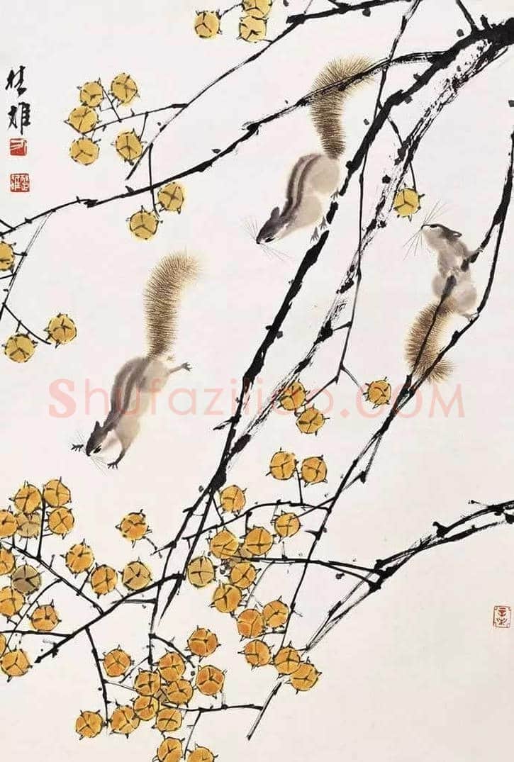 方楚雄工笔动物欣赏,很有乡土气息 | 书画资料