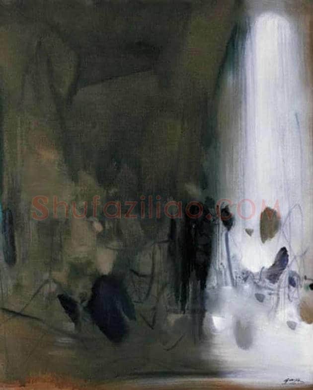 朱德群(1951-2004期间)作品欣赏 | 书画百科