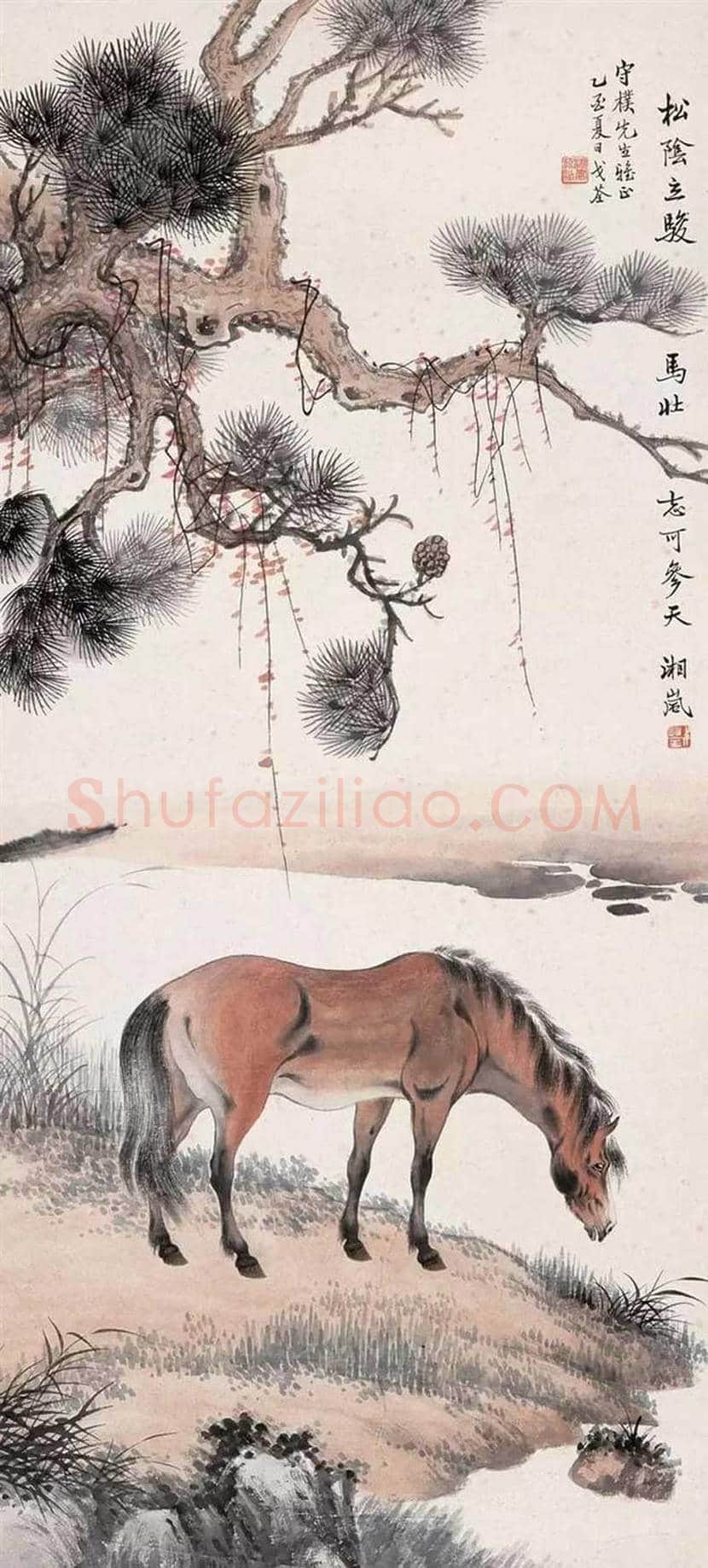 戈湘岚骏马图欣赏 | 书画资料