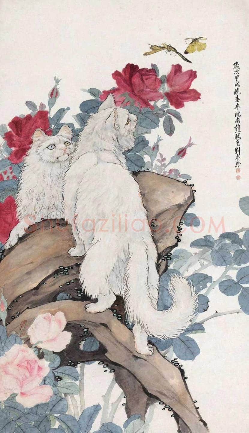 名家画猫作品欣赏 | 书画文摘