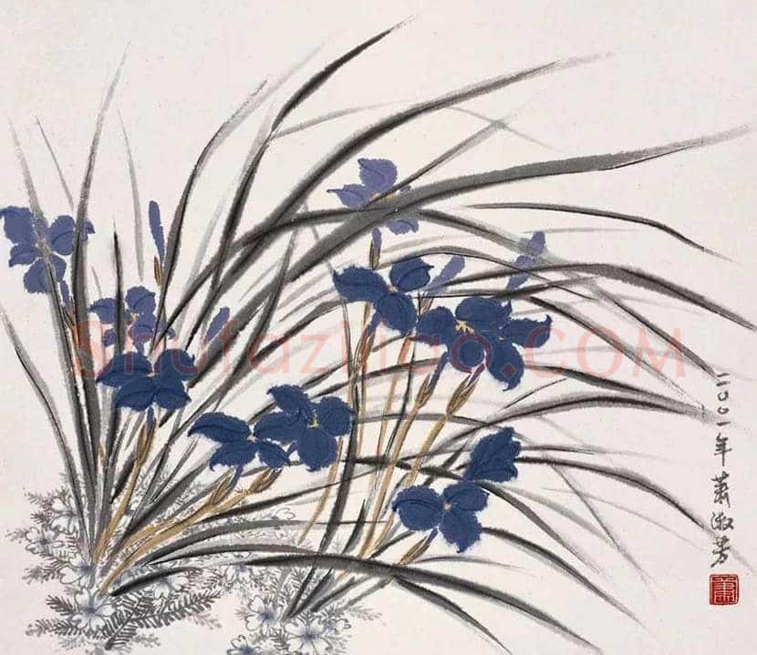 萧淑芳作品欣赏 | 书画百科