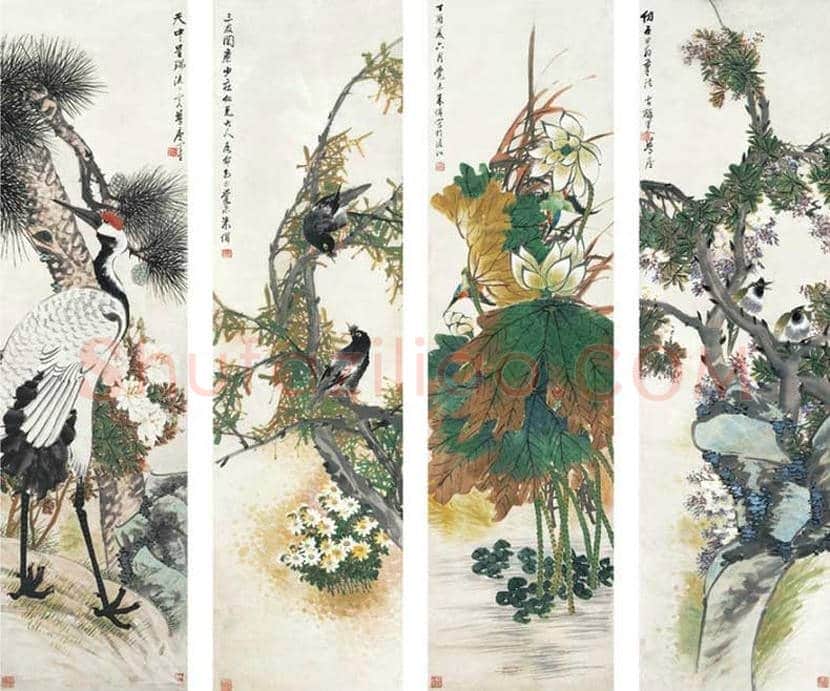 朱梦庐花鸟画欣赏 | 书画文摘