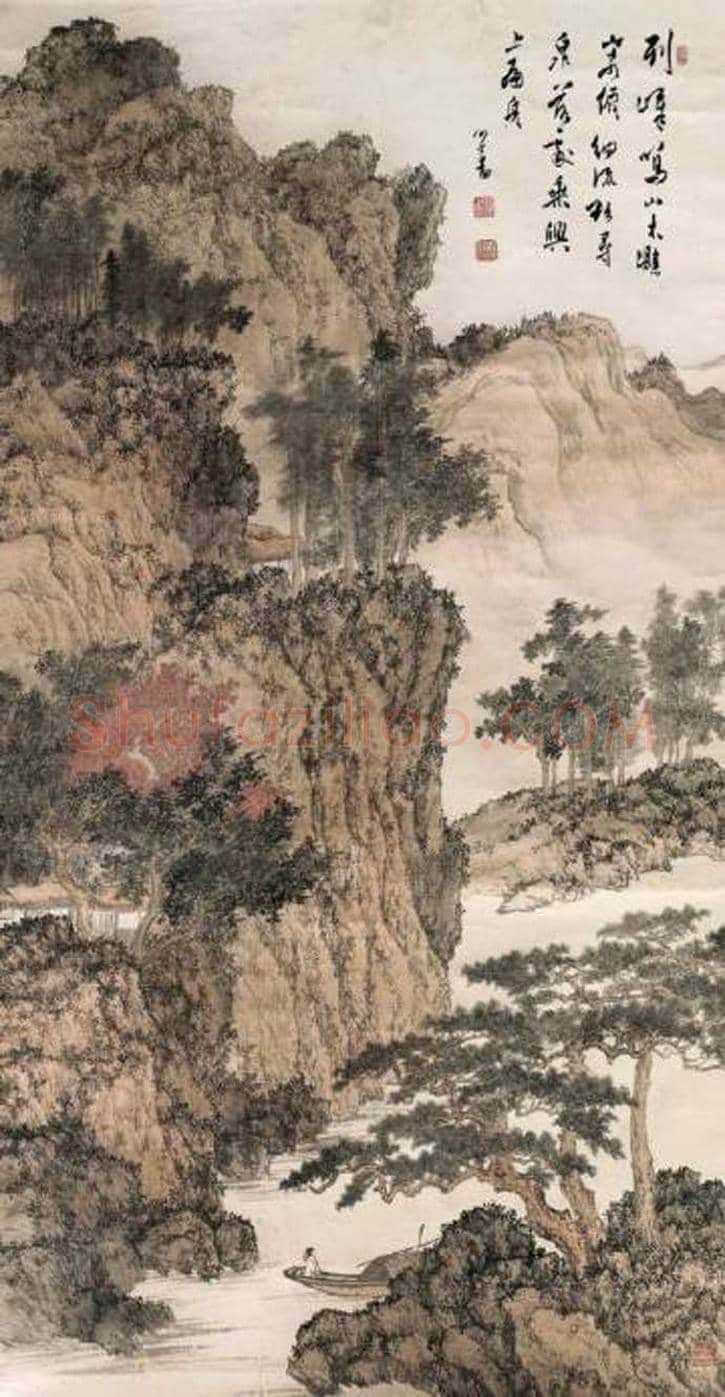 溥儒山水画欣赏 | 书画百科