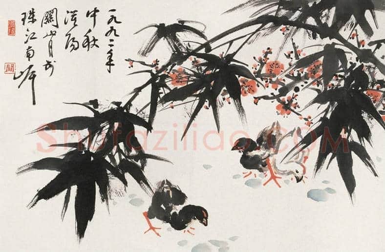 关山月花鸟画图赏 | 书画知识