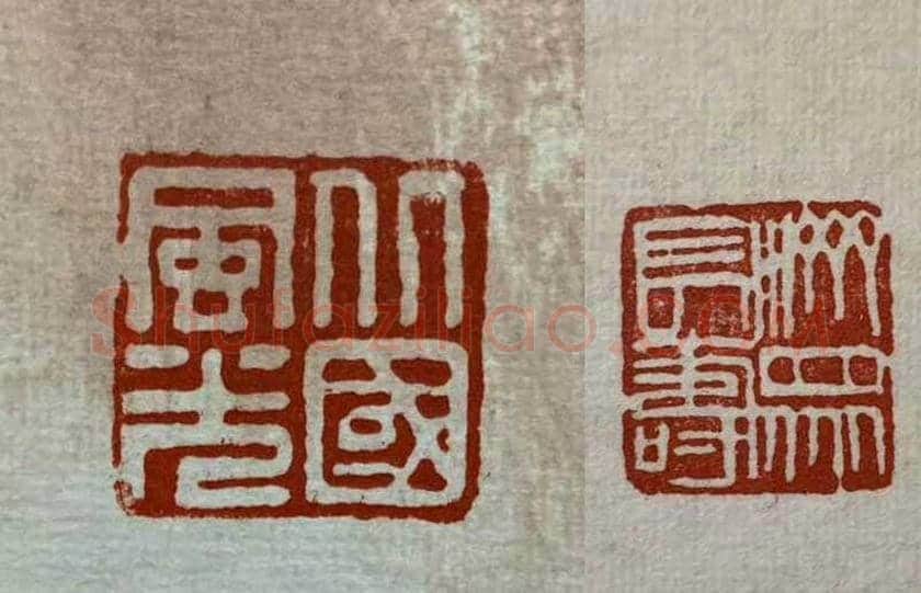 方济众作品《山村秋色》,丈二巨制 | 国画鉴赏