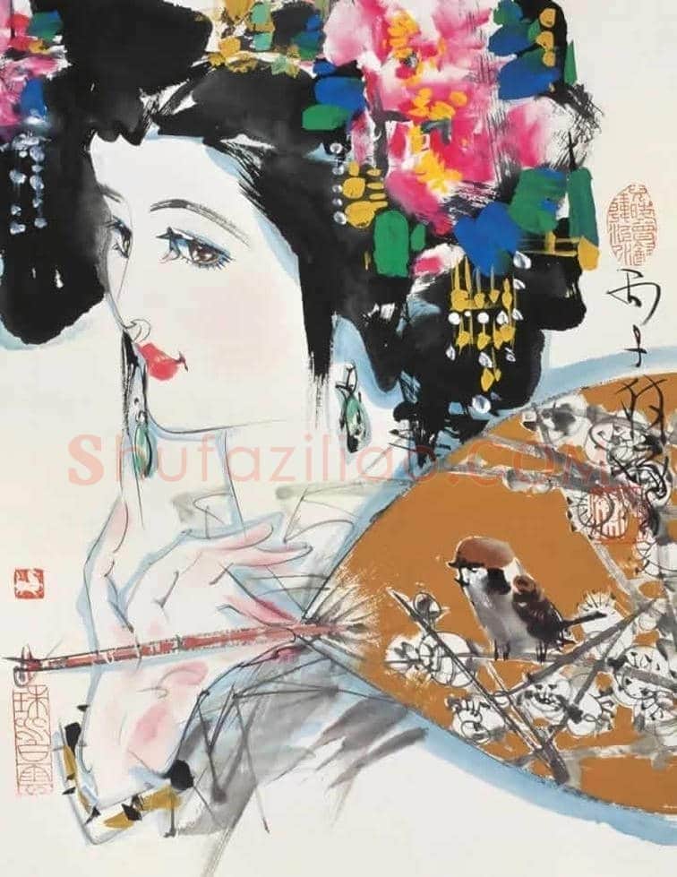 林墉精品水墨人物作品欣赏 | 书画讲解