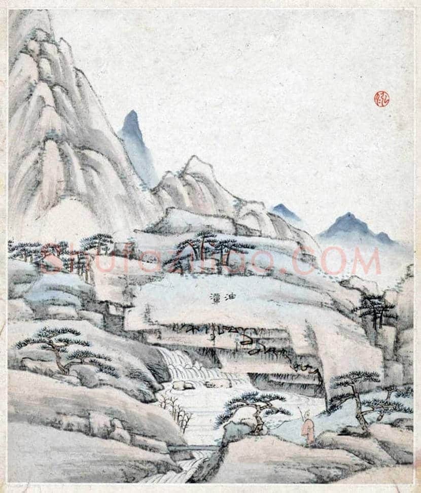 弘仁作品《黄山图册》欣赏 | 书画知识