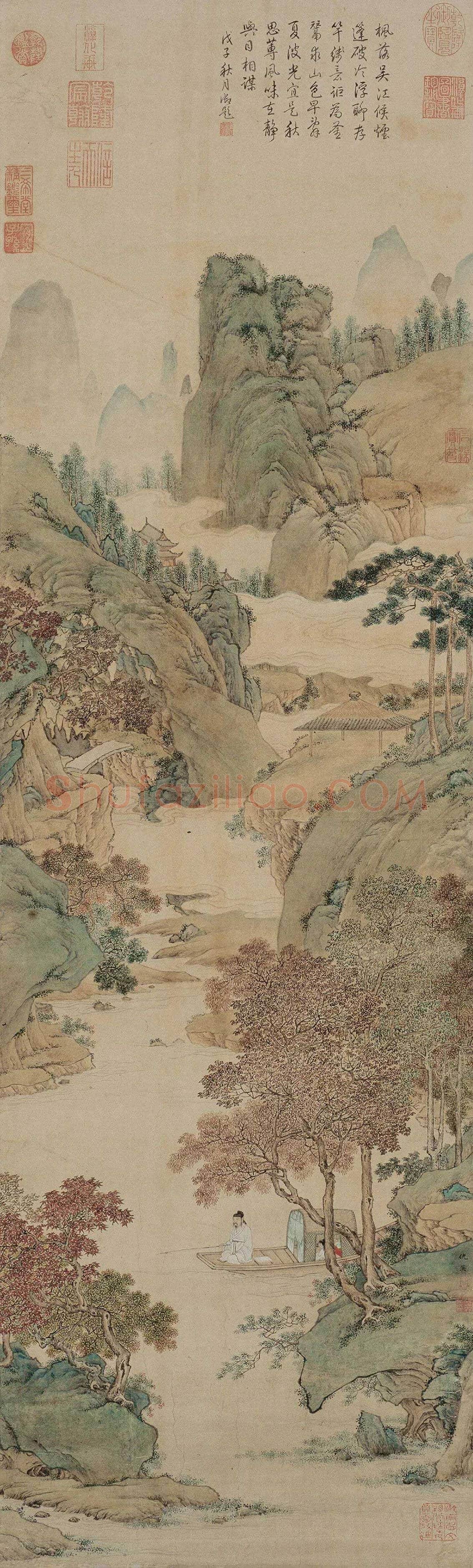 仇英·仙山与桃源 | 书画文摘