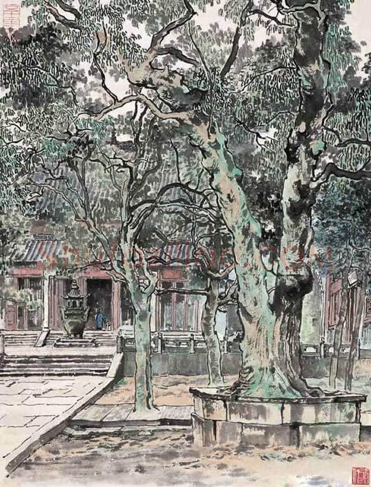 张仃水墨画作品欣赏 | 书画科普
