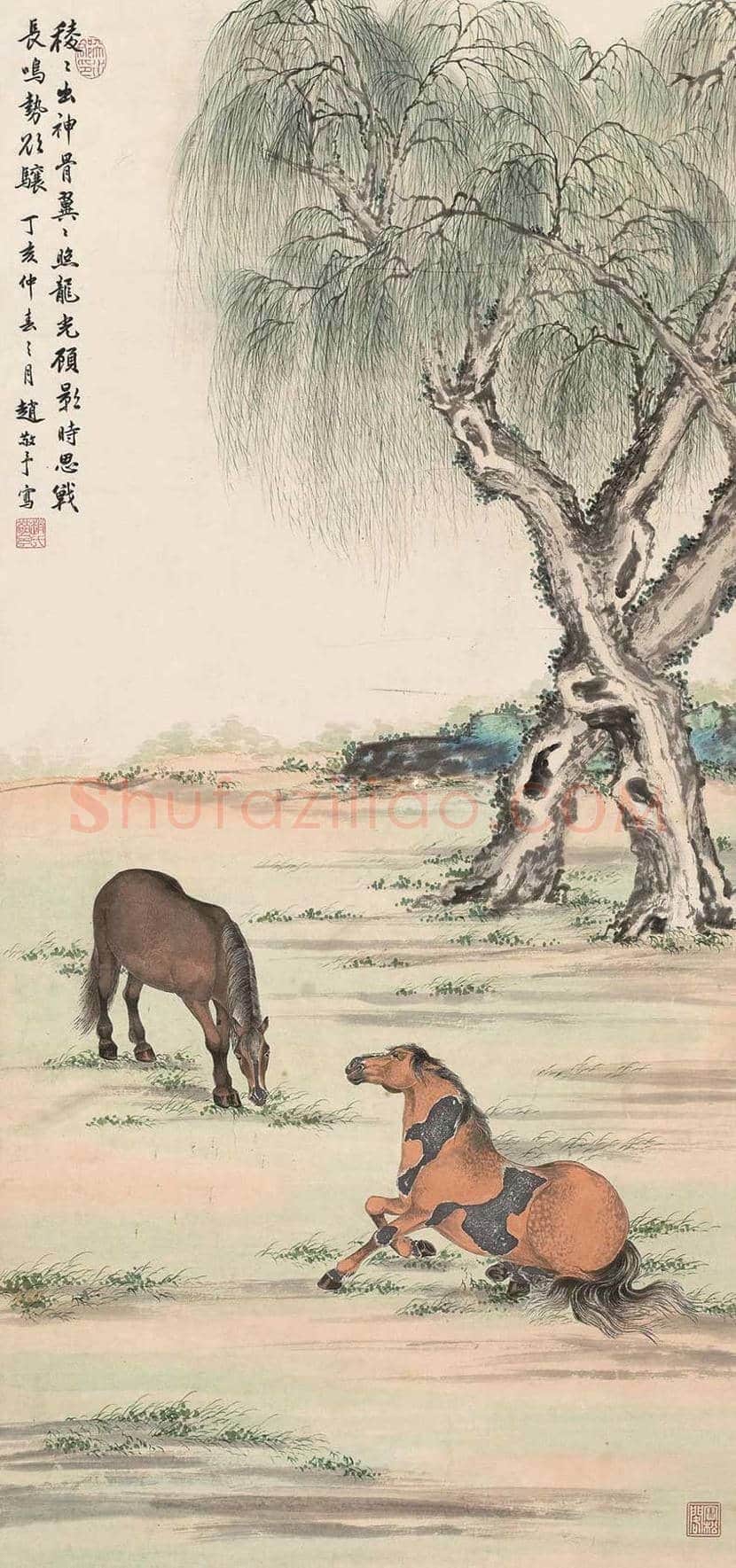 赵敬予作品欣赏，不愧为海派名家！ | 书画科普