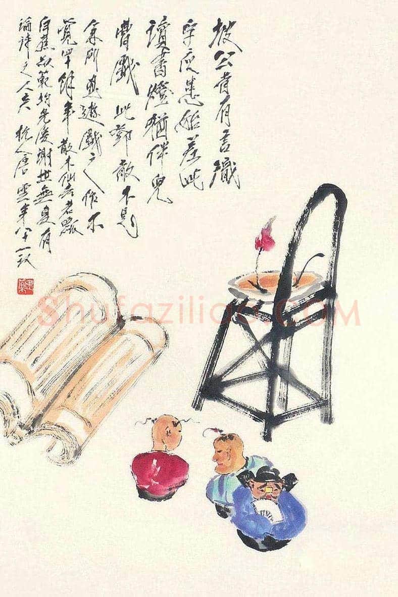 唐云人物画作品欣赏 | 书画知识