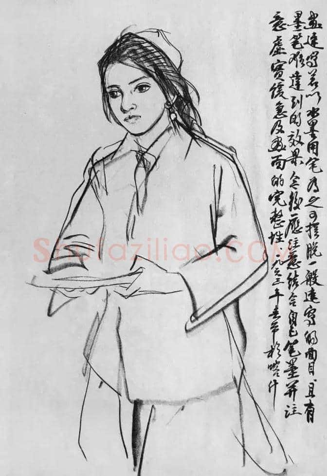 欣赏黄胄速写手稿100张！ | 书画学堂