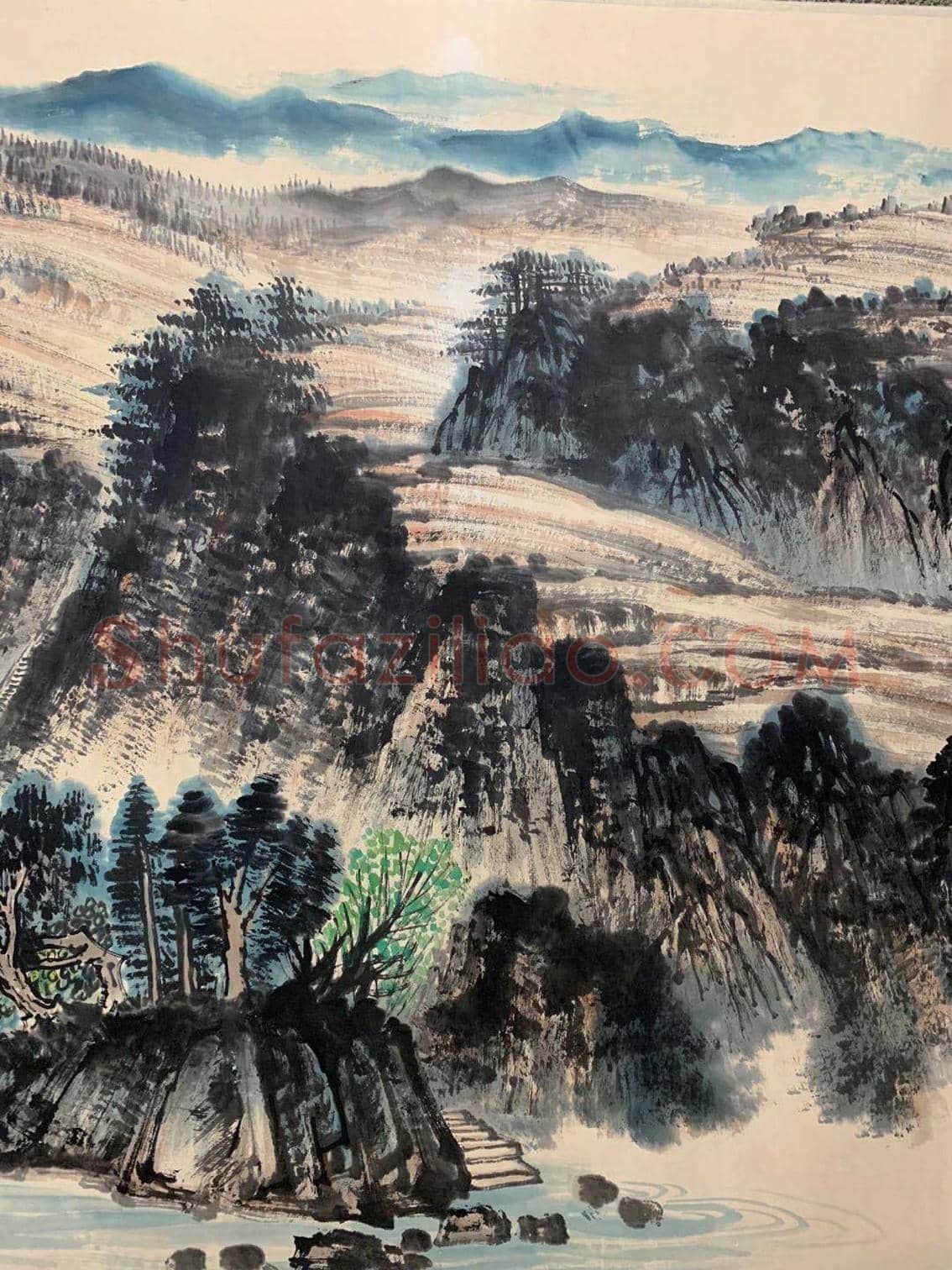 赵望云《雪天驮运图》,盛年丈二巨制 | 国画图片