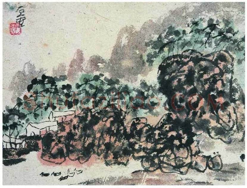 陈子庄山水画作品欣赏 | 书画文摘