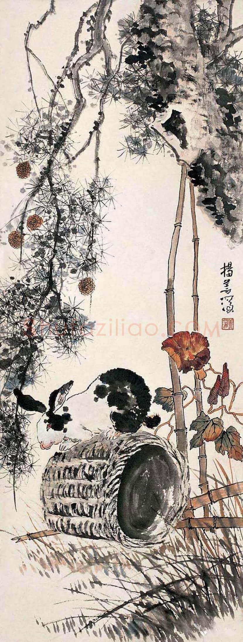 杨善深花鸟画作品欣赏 | 书画讲解