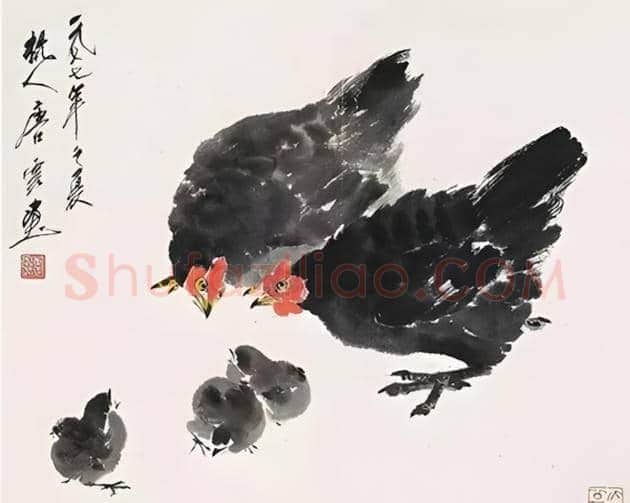 齐白石、张大千等近现代绘画大家代表作品 | 书画常识