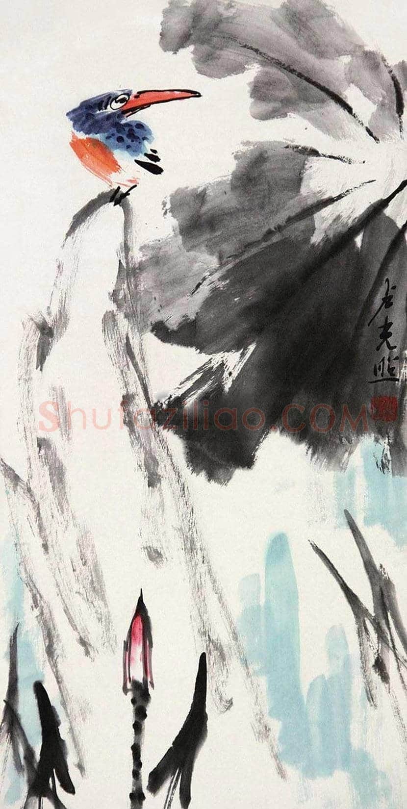 卢光照国画荷花作品欣赏 | 书画学堂