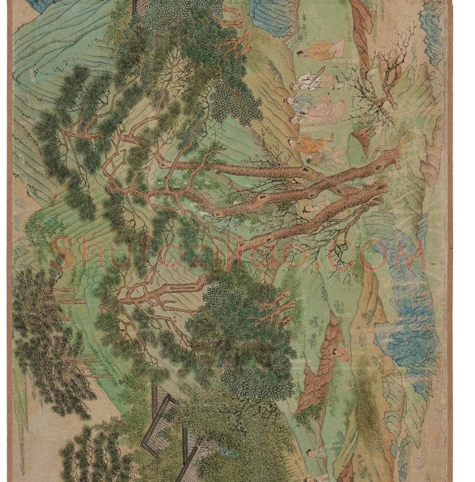 仇英《桃花源图》欣赏 | 著名国画欣赏