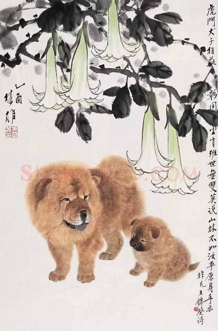 方楚雄工笔动物欣赏,很有乡土气息 | 书画资料