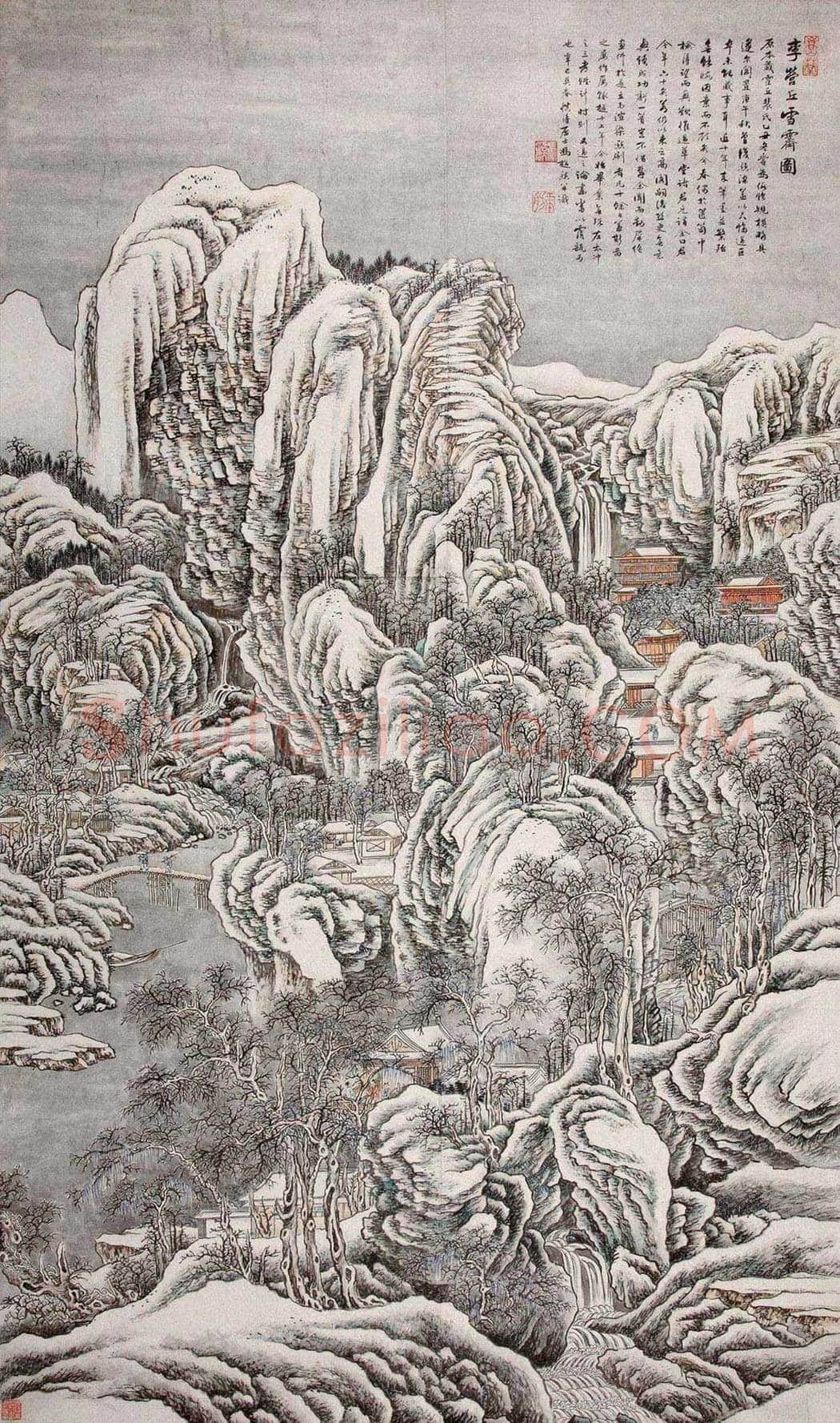 冯超然山水画拍卖价格及欣赏 | 书画学堂