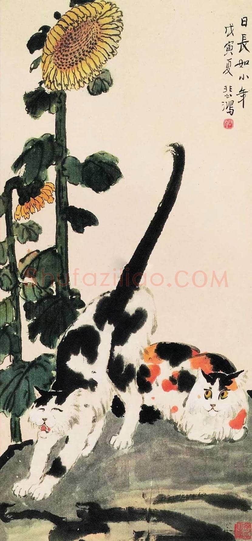 名家画猫作品欣赏 | 书画文摘