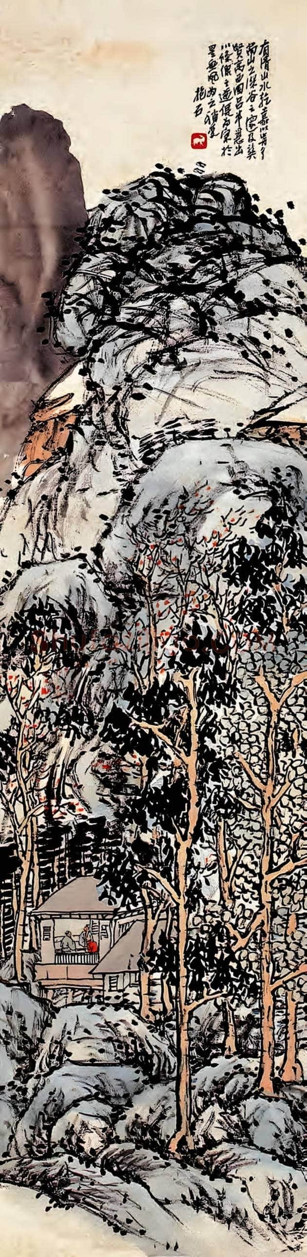 傅抱石山水画高清大图，美醉了！ | 书画科普