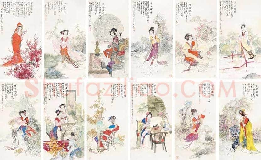 华三川工笔仕女作品欣赏 | 书画科普