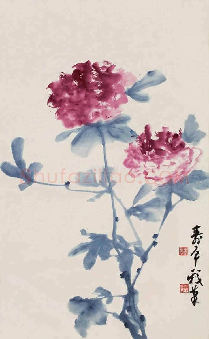 董寿平笔下的牡丹 | 书画讲解