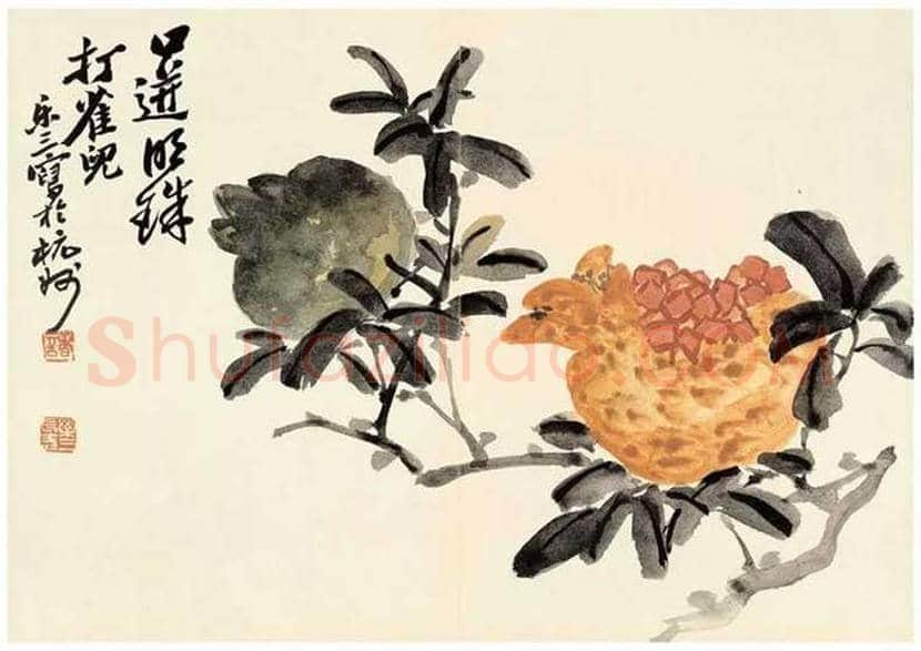 诸乐三国画作品欣赏 | 书画百科