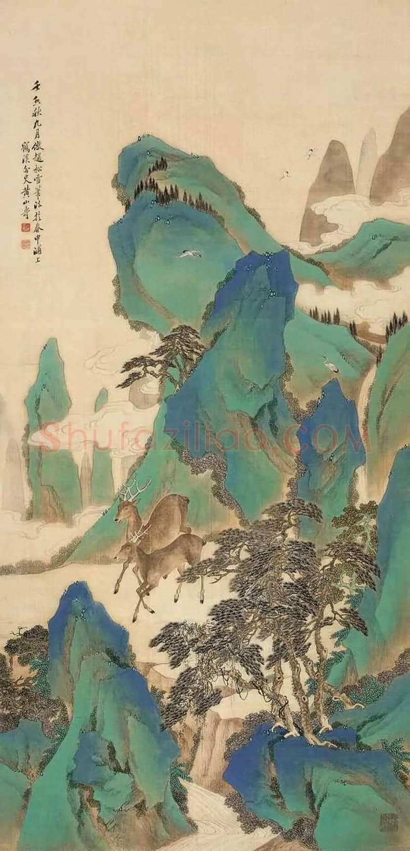 黄山寿山水画作品欣赏 | 书画科普