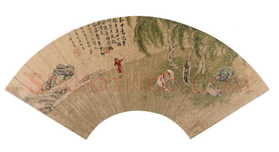 仇英扇面作品图赏 | 传世国画赏析