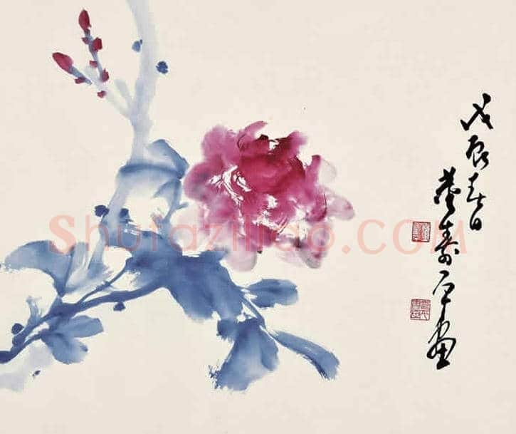董寿平笔下的牡丹 | 书画讲解