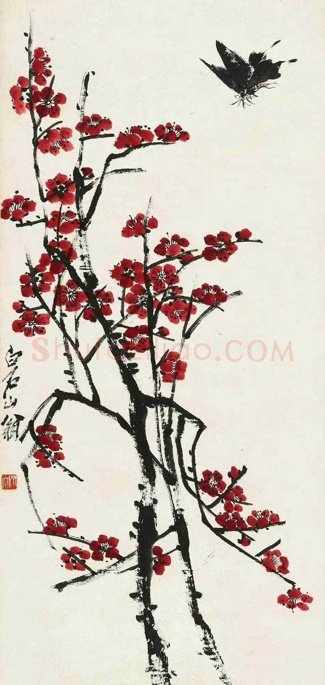 齐白石梅花欣赏 | 书画百科