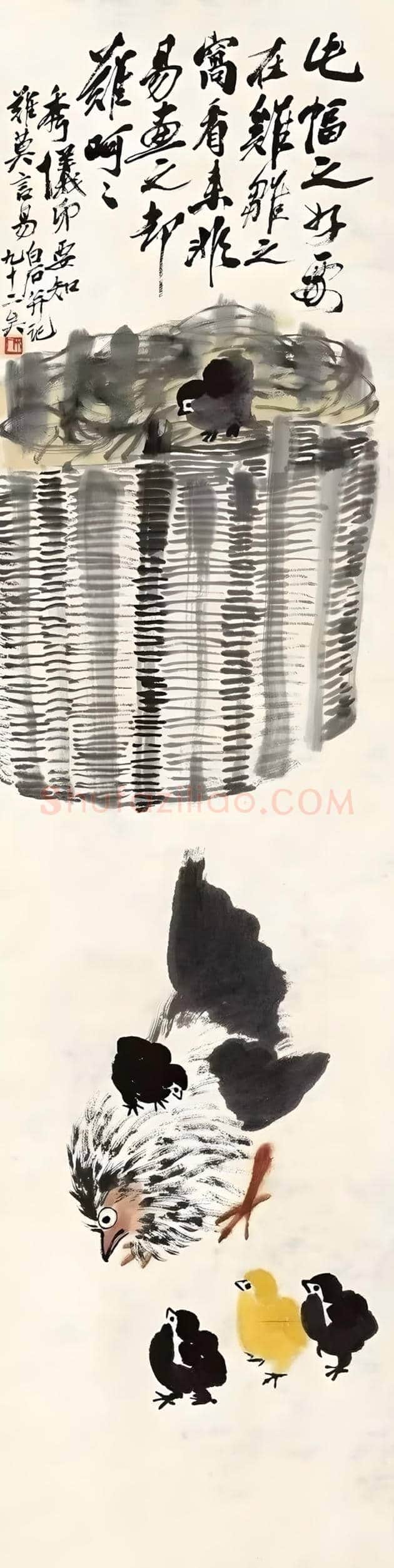 徐悲鸿画了3只鸡拍卖1084万，大家看值吗？【名家画鸡】 | 书画学堂