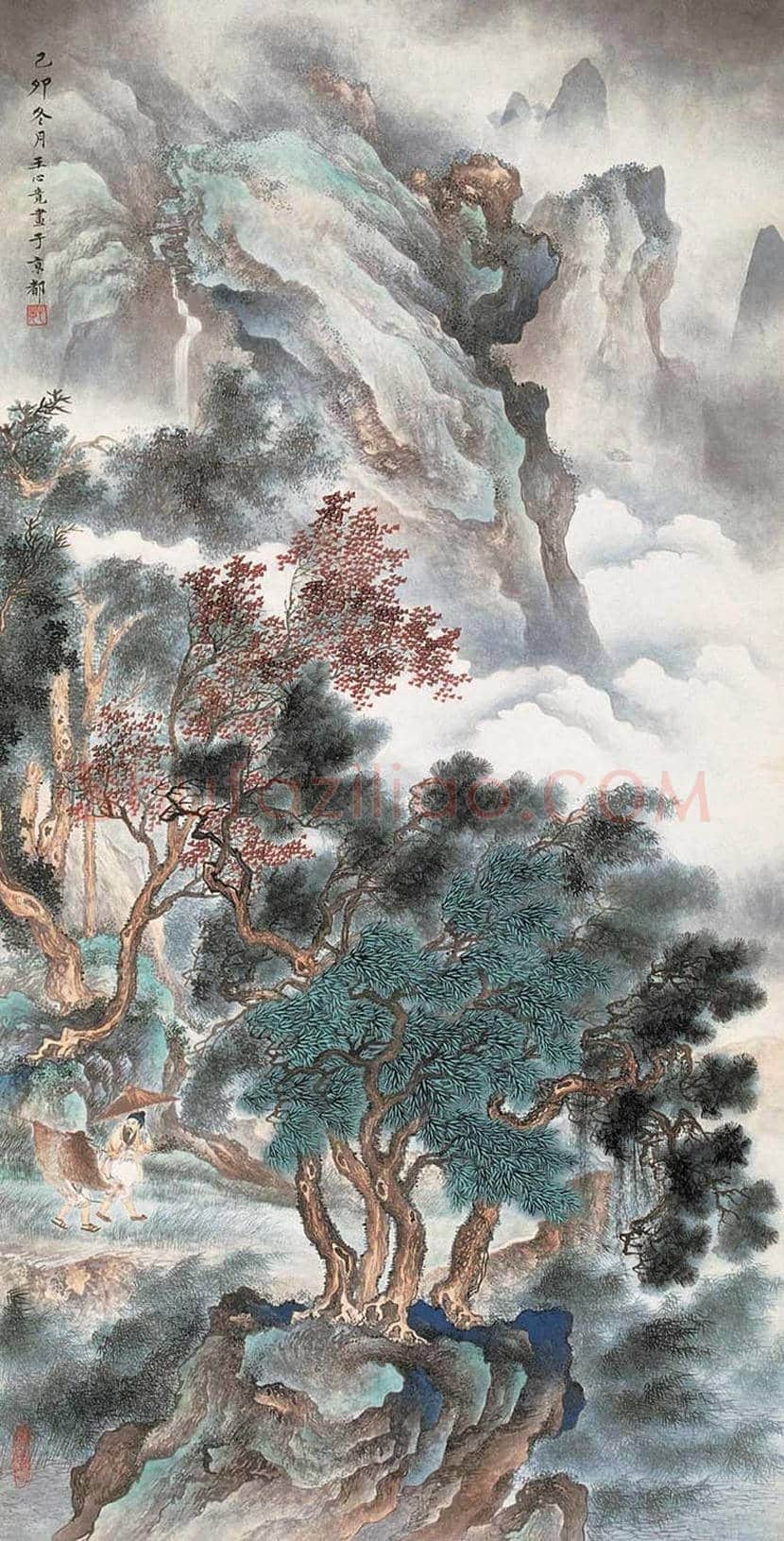 王心竟山水画欣赏 | 书画百科