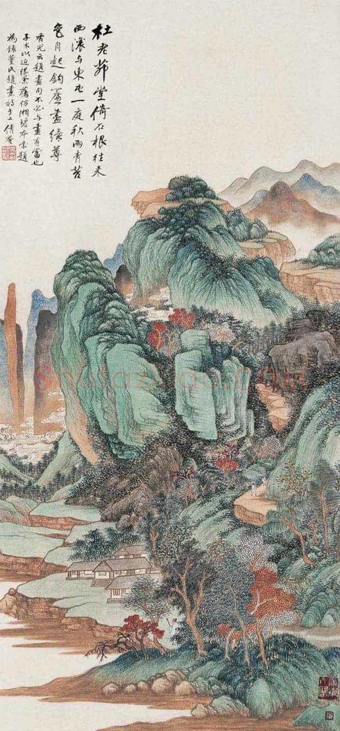 吴湖帆山水画,雅腴灵秀、清韵缜丽 | 书画文摘