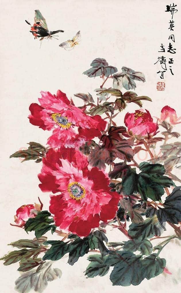 王雪涛国画牡丹欣赏 | 书画学堂