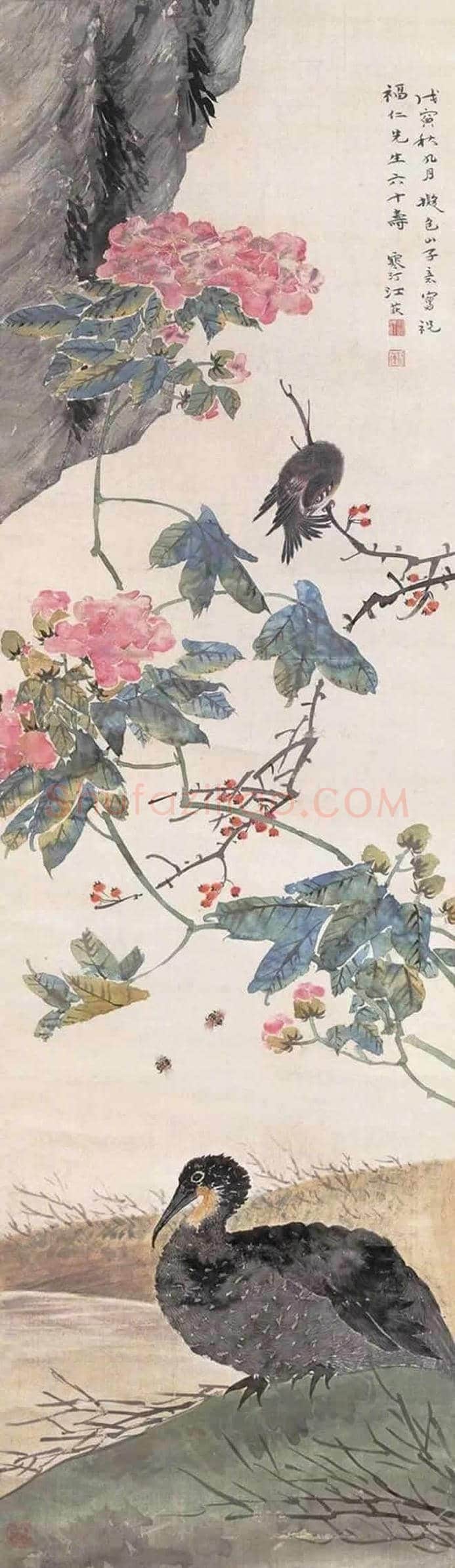 江寒汀最美花鸟精品集萃，值得品赏！ | 书画学堂
