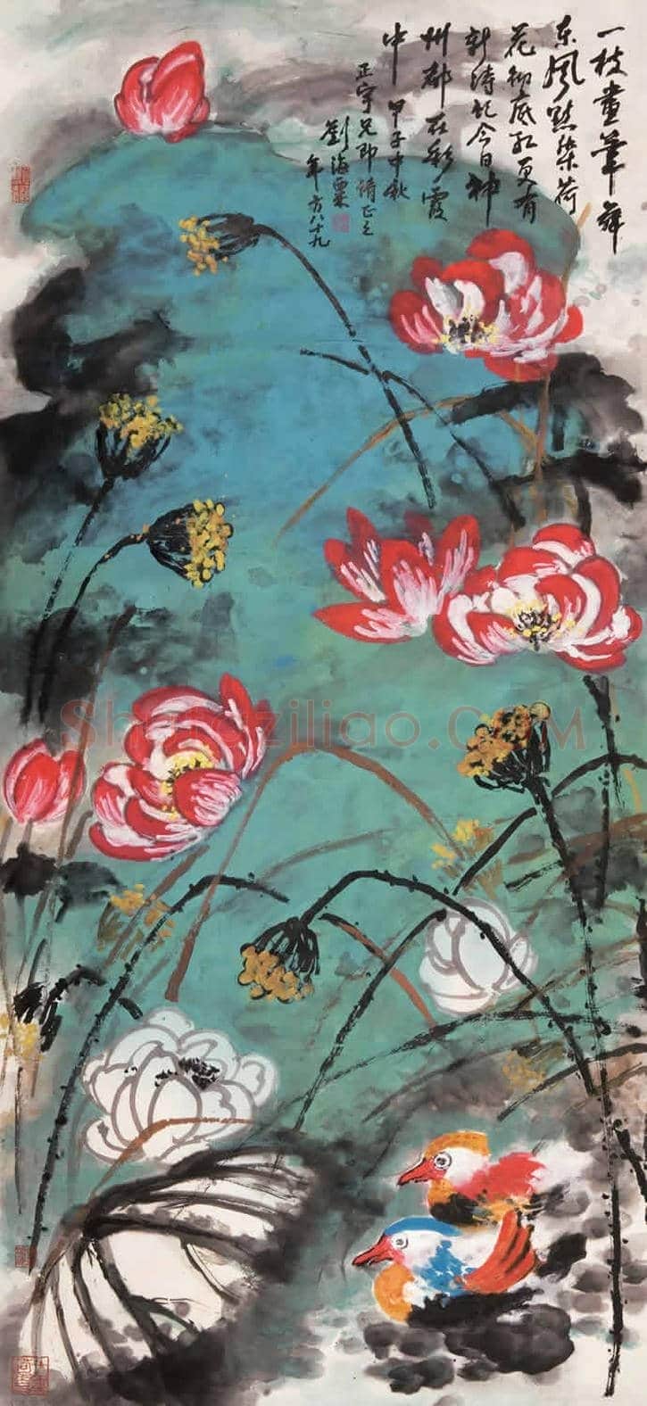 刘海粟泼墨泼彩作品精选 | 书画讲解
