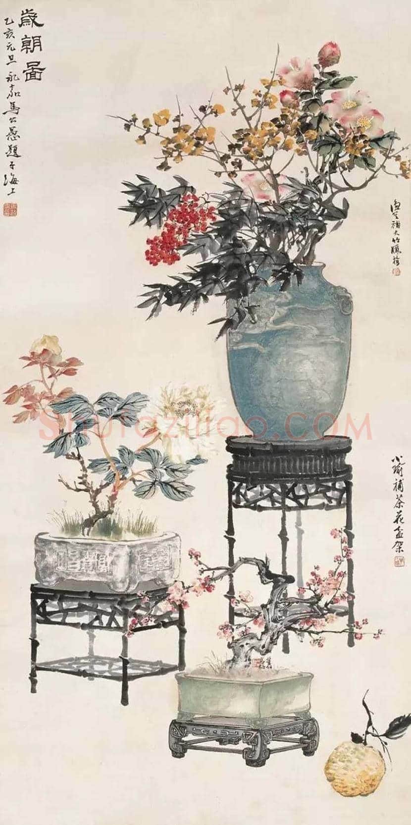 孔小瑜博古画欣赏 | 书画百科