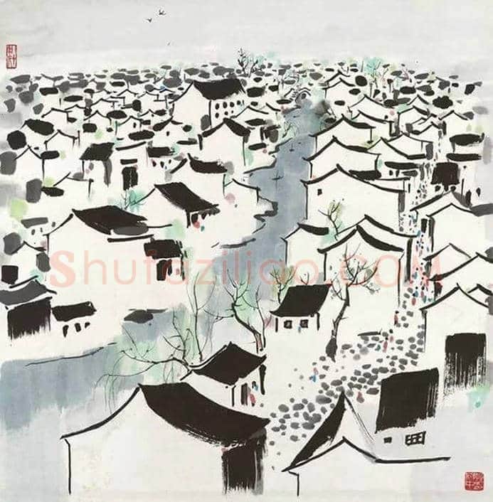 通过吴冠中笔下的《房子》教你如何看懂抽象画 | 书画文摘