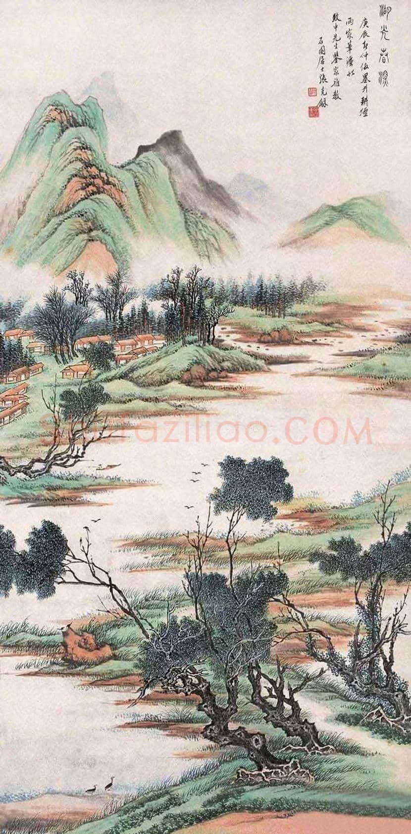 张石园山水画作品欣赏 | 书画文摘