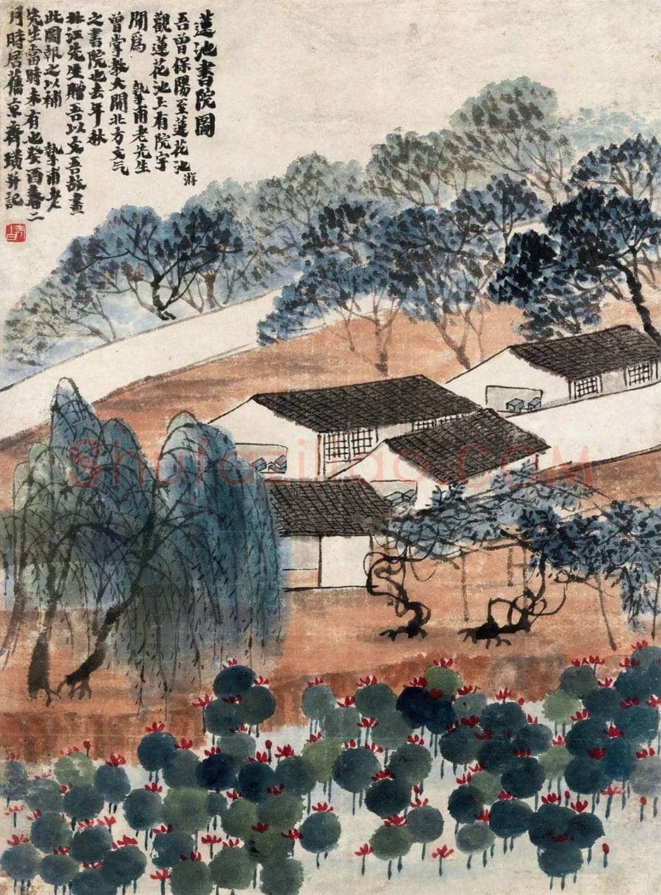 齐白石山水画成交价格Top20 | 书画资料