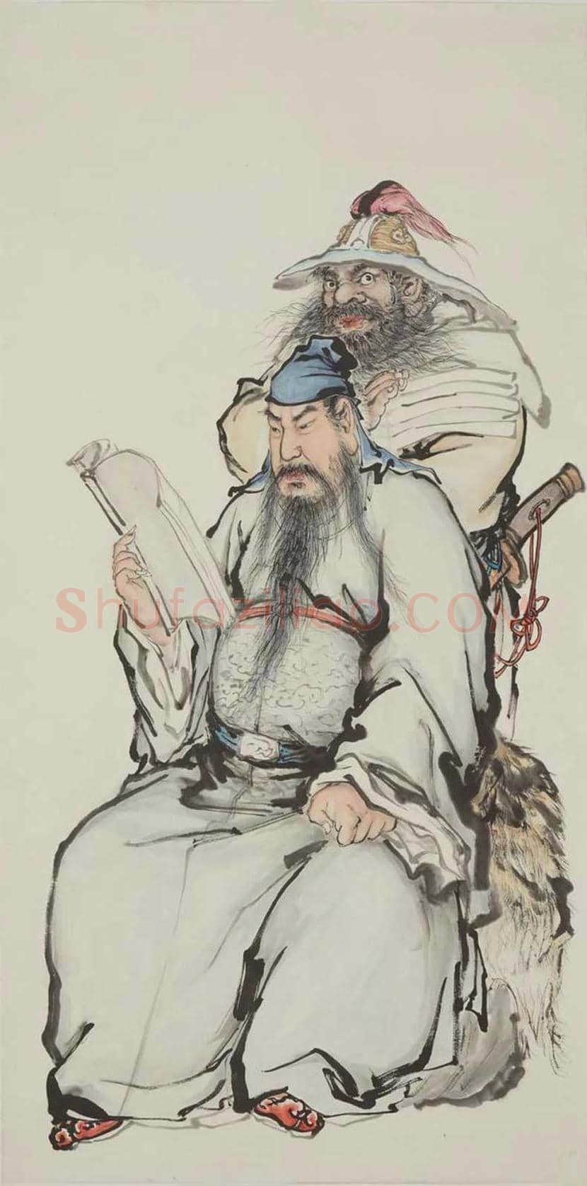 黄羲人物画作品欣赏 | 书画常识